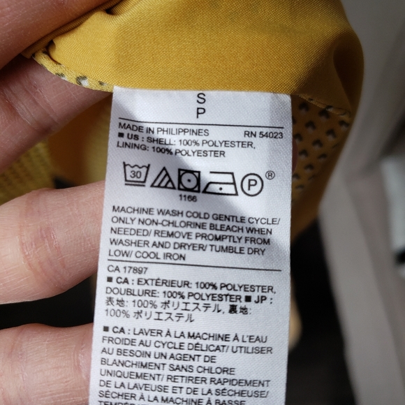 Banana Republic yellow cami NWT size s. - Picture 3 of 5